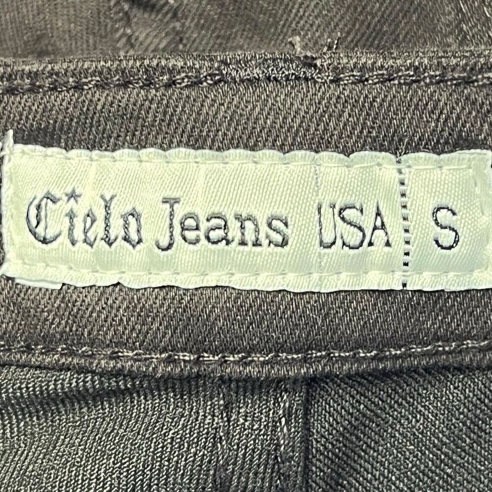 Cielo Jeans USA Dark Brown‎ Size Small Stretch Mid Rise Stretch - Picture 4 of 7